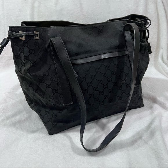 Gucci Handbags - Black Gucci Mono Tote